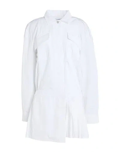 Off-white Woman Mini Dress White Size 6 Cotton
