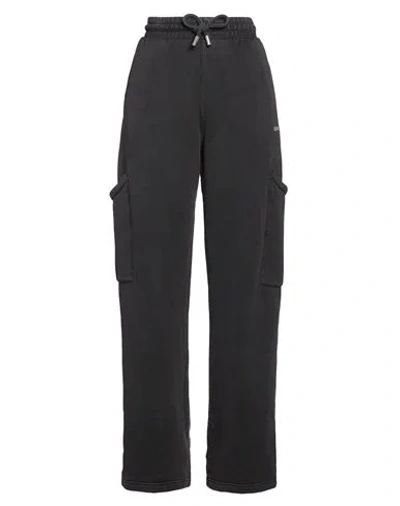 Off-white Woman Pants Black Size M Cotton