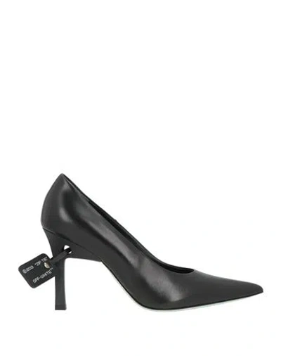 Off-white Woman Pumps Black Size 7 Soft Leather