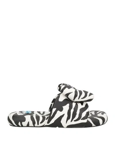 Off-white Woman Sandals Black Size 10 Leather