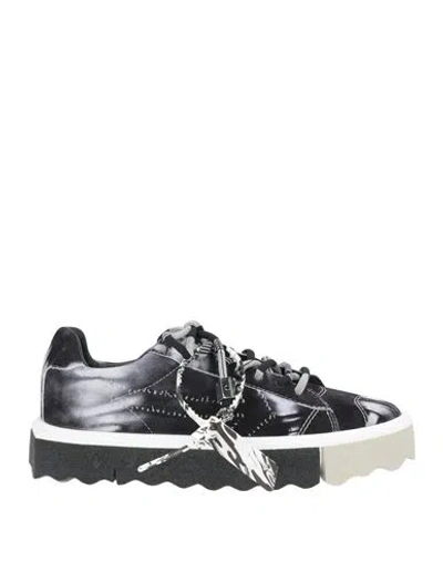 Off-white Woman Sneakers Black Size 8 Cow Leather