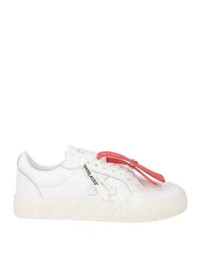 Off-white Woman Sneakers White Size 5 Leather