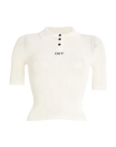Off-white Woman Sweater Ivory Size S Viscose, Polyester