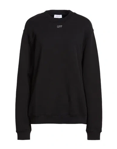 Off-white Woman Sweatshirt Black Size M Cotton