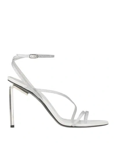 Off-white Woman Thong Sandal Off White Size 7 Leather