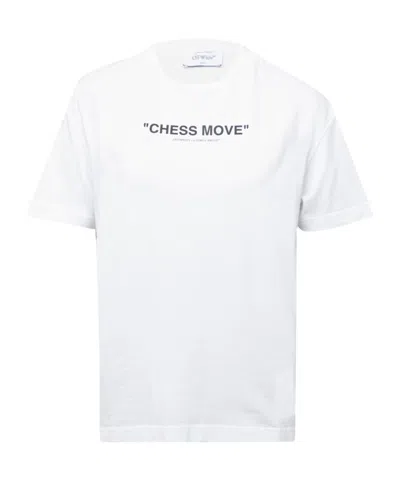 Off-white Chess Move Casual Tee In White