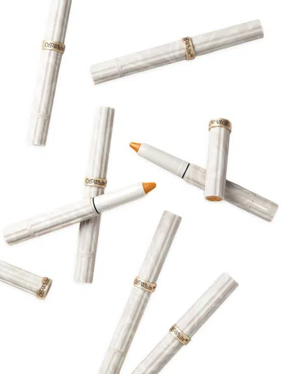 Off-white Women's Imprint Crayon Stick In Amber