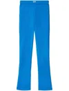 Off-white Light Blue Light Blue High Waisted Flared Leggings In Light Blue
