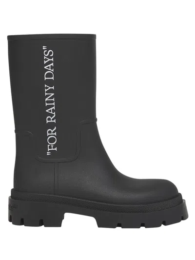 Off-white Reboot Rainy Days Sneakers - Off White - Leather - Black