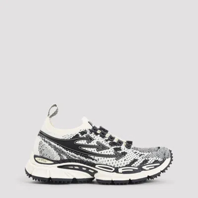 Off-white Women's Right Back Mini Knit Sneakers In Nude & Neutrals