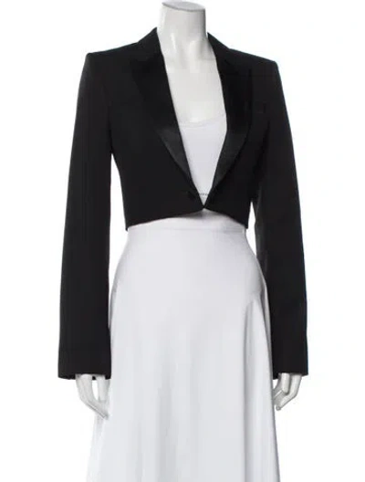 Pre-owned Off-white Wool Blazer In Black
