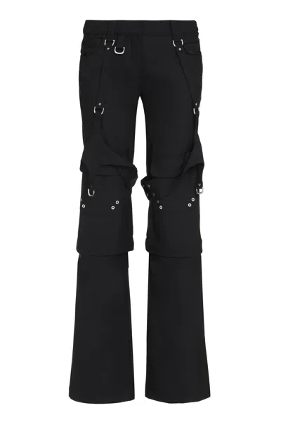 OFF-WHITE OFF-WHITE WOOL-BLEND CARGO CARGO PANTS