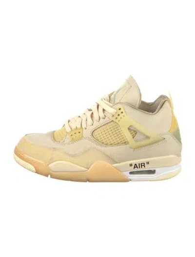 Pre-owned Off-white X Jordan 4 Retro Sneakers In Neutral