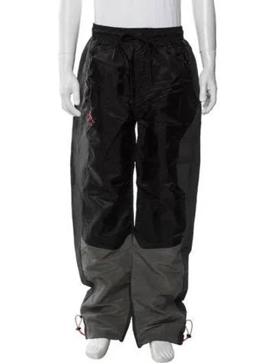 Pre-owned Off-white X Jordan Woven Pant Cargo Pants In Black