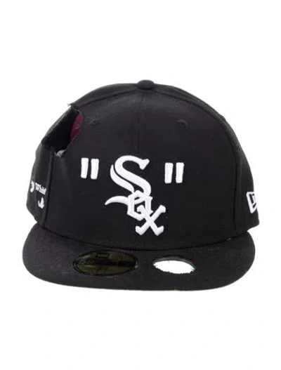 Pre-owned Off-white X New Era Chicago White Sox Cap In Black