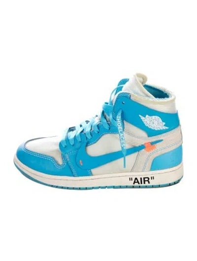 Pre-owned Off-white X Nike 1 Retro High 'university Blue' Sneakers