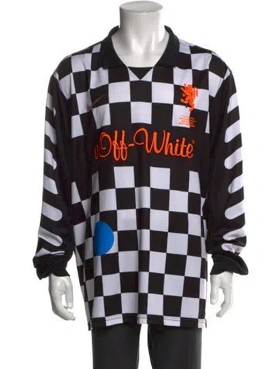 Pre-owned Off-white X Nike 2018 X Mercurial Nrg X Fb Henley In Black