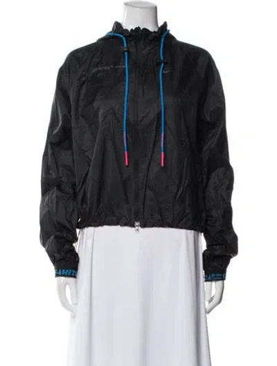 Pre-owned Off-white X Nike 2019 Nylon Performance Jacket In Black