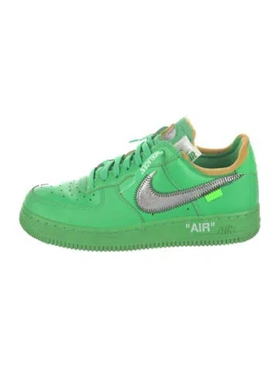 Pre-owned Off-white X Nike Air Force 1 Low 'brooklyn' Sneakers In Green