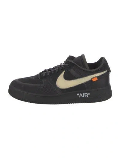 Pre-owned Off-white X Nike Air Force 1 Low Sneakers In Black