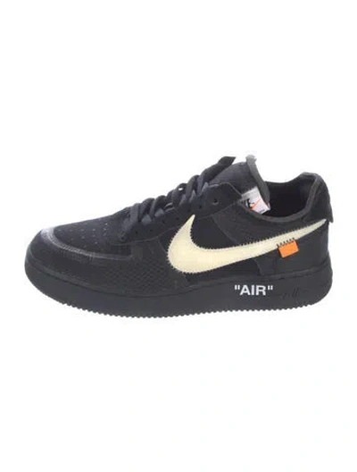 Pre-owned Off-white X Nike Air Force 1 Low Sneakers In Blue