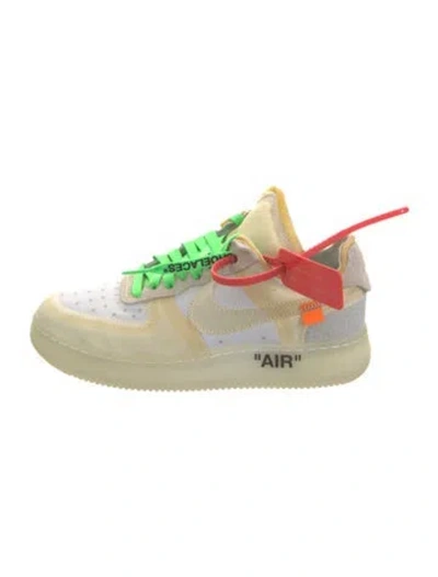 Pre-owned Off-white X Nike Air Force 1 Low Sneakers In White