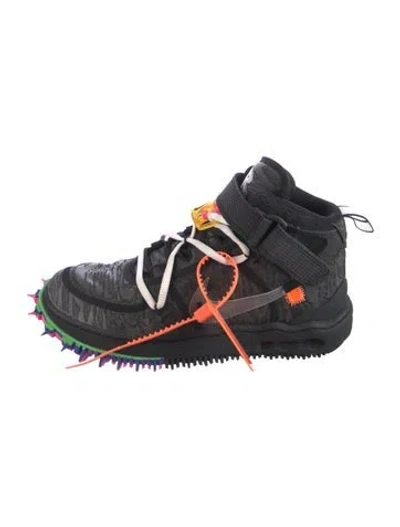 Pre-owned Off-white X Nike Air Force 1 Mid Sneakers In Black