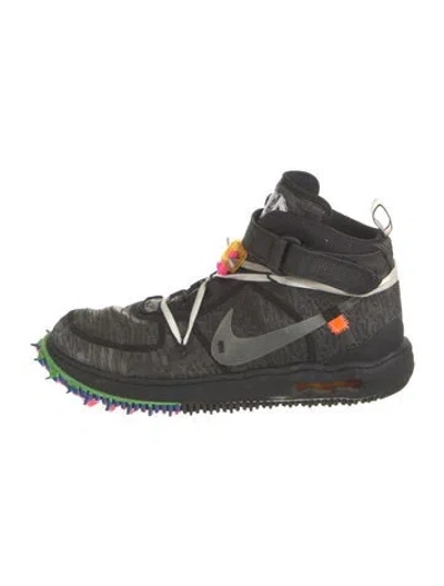 Pre-owned Off-white X Nike Air Force 1 Mid Sneakers In Black