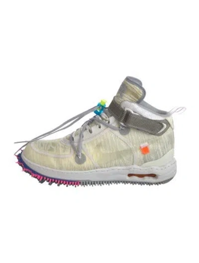 Pre-owned Off-white X Nike Air Force 1 Mid Sneakers In White