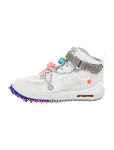 Pre-owned Off-white X Nike Air Force 1 Mid White Sneakers
