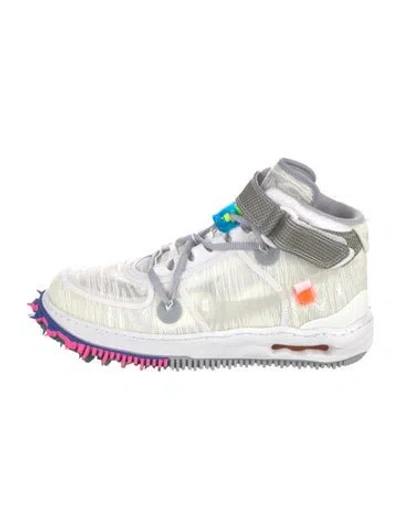 Pre-owned Off-white X Nike Air Force 1 Mid 'white' Sneakers