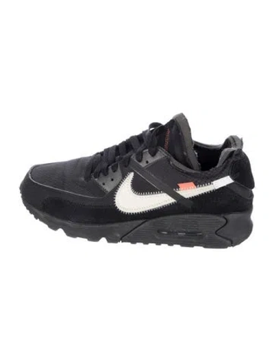 Pre-owned Off-white X Nike Air Max 90 Athletic Sneakers In Black