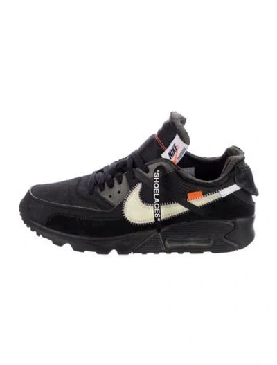 Pre-owned Off-white X Nike Air Max 90 'black' Sneakers
