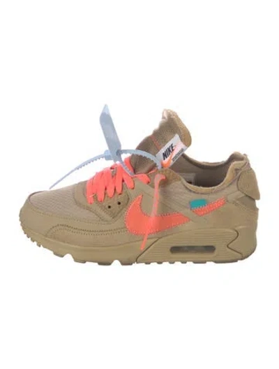 Pre-owned Off-white X Nike Air Max 90 Desert Ore Athletic Sneakers In Brown