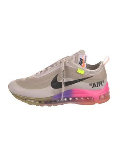 Pre-owned Off-white X Nike Air Max 97 Elemental Rose Serena Queen Athletic Sneakers In Pink