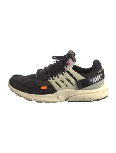 Pre-owned Off-white X Nike Air Presto Athletic Sneakers In Black