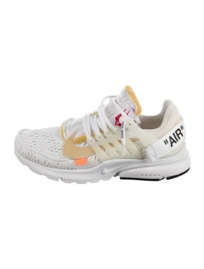 Pre-owned Off-white X Nike Air Presto White Athletic Sneakers