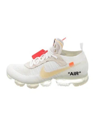 Pre-owned Off-white X Nike Air Vapormax 'the Ten' Sneakers In White