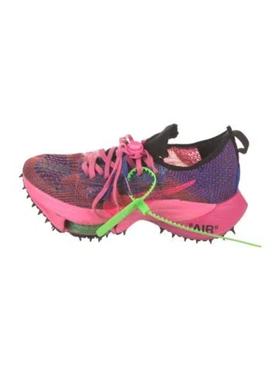 Pre-owned Off-white X Nike Air Zoom Tempo Next% Flyknit Sneakers In Pink