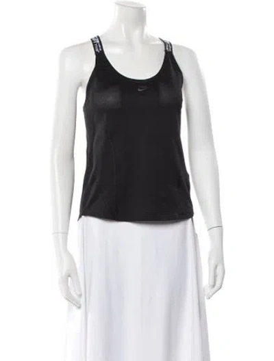 Pre-owned Off-white X Nike Arrow Crew Neck Sports Bra In Black