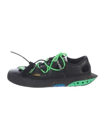 Pre-owned Off-white X Nike Blazer Low Sneakers In Black