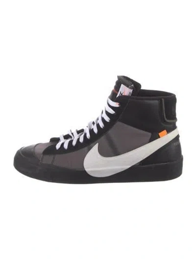 Pre-owned Off-white X Nike Blazer Mid 'grim Reaper' Sneakers In Black