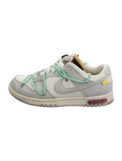 Pre-owned Off-white X Nike Dunk Low 'lot 04 Of 50' Sneakers In Gray