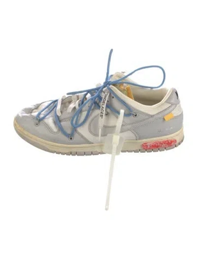 Pre-owned Off-white X Nike Dunk Low 'lot 05' Sneakers In Gray
