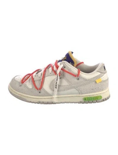 Pre-owned Off-white X Nike Dunk Low 'lot 13' Sneakers In Neutral