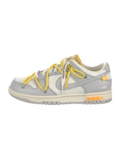 Pre-owned Off-white X Nike Dunk Low 'lot 29' Sneakers In White