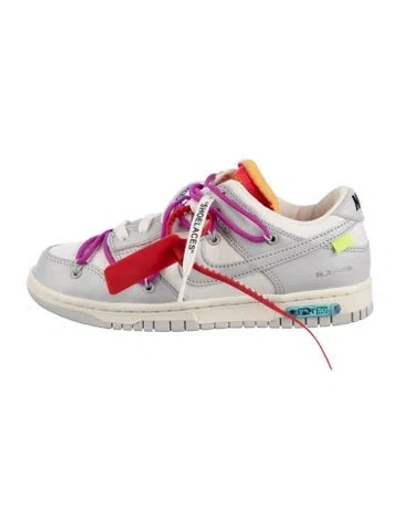 Pre-owned Off-white X Nike Dunk Low 'lot 45' Athletic Sneakers In Multi