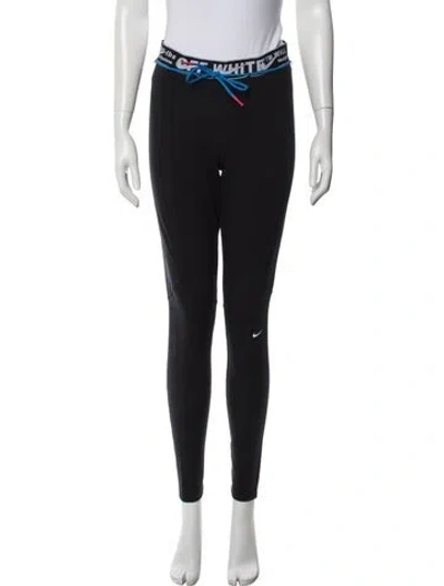 Pre-owned Off-white X Nike Graphic Print Sweatpants In Black