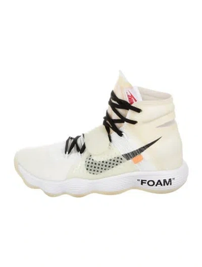 Pre-owned Off-white X Nike Hyperdunk 'the Ten' Athletic Sneakers In White