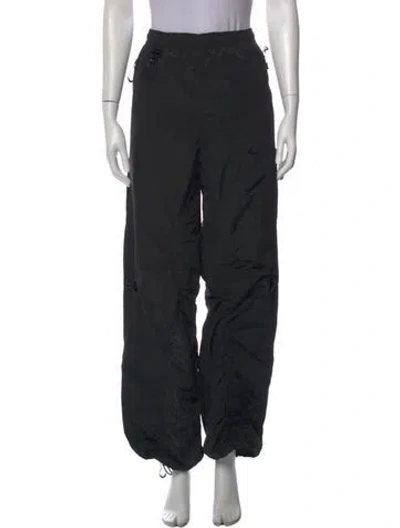 Pre-owned Off-white X Nike Logo Straight Leg Pants In Black